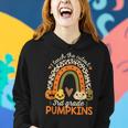 I Teach The Cutest 3Rd Grade Pumpkins Halloween Teacher Fall Halloween For Teacher Women Hoodie Gifts for Her