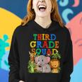 Third Grade Squad Animals Jungle Zoo Safari Women Hoodie Gifts for Her