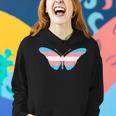 Transgender Butterfly Trans Pride Flag Ftm Mtf Insect Lovers Women Hoodie Gifts for Her