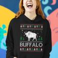 Ugly Christmas Sweater Buffalo Ugly Xmas Women Hoodie Gifts for Her