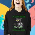 Never Underestimate A Cat Mom With A Accounting Degree Women Hoodie Gifts for Her