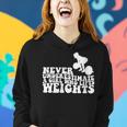 Never Underestimate A Girl Who Lifts Weights Weightlifter Women Hoodie Gifts for Her