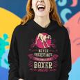 Never Underestimate Power Of Boxer Mom Women Hoodie Gifts for Her