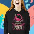 Never Underestimate Power Of Ferret Mom Women Hoodie Gifts for Her
