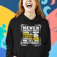Never Underestimate Woman Courage And A Great Pyrenees Women Hoodie Gifts for Her