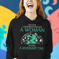Never Underestimate A Woman With A Mermaid Tail Women Hoodie Gifts for Her