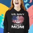 Us Navy Proud Mom With American Flag Gift Veteran Day Gifts For Mom Funny Gifts Women Hoodie Gifts for Her
