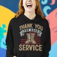 Veteran Vets Thank You For Your Service Veterans Day Veterans Women Hoodie Gifts for Her