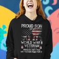 Veteran Vets Ww 2 Military Shirt Proud Son Of A Wwii Veterans Women Hoodie Gifts for Her