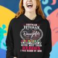 Vietnam Veteran Daughter Raised By My Hero Us Veteran Women Hoodie Gifts for Her