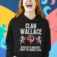 Wallace Clan Scottish Name Coat Of Arms Tartan Family Party Gift For Womens Women Hoodie Gifts for Her