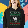 All I Want For Xmas Is A Camel Ugly Christmas Sweater Women Hoodie Gifts for Her