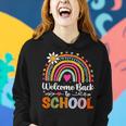 Welcome Back To School First Day Of School Rainbow Teacher Women Hoodie Gifts for Her