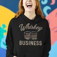 Whiskey Business Vintage Shot Glasses Alcohol Drinking Women Hoodie Gifts for Her