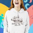 4Th Of July Spilling The Tea Since 1773 History Teacher Fun Gifts For Teacher Funny Gifts Women Hoodie Gifts for Her