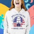 4Th Of July Spilling The Tea Since 1773 History Teacher Gifts For Teacher Funny Gifts Women Hoodie Gifts for Her