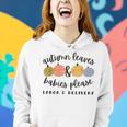 Autumn Leaves Babies Please Labor And Delivery Fall Nurse Women Hoodie Gifts for Her