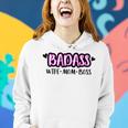 Badass Wife Mom Boss Moms Life Cute Working Women Hoodie Gifts for Her