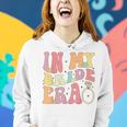 In My Bride Era Groovy Bachelorette Wedding Engagement Women Hoodie Gifts for Her