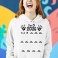 Class Of 2036 Grow With Me Handprint Pre K 12Th Grade Women Hoodie Gifts for Her