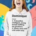 Dominique Definition Personalized Name Funny Christmas Gift Definition Funny Gifts Women Hoodie Gifts for Her