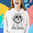 The Boxerdoodle Boss Mom Dad Dog Lover Women Hoodie Gifts for Her