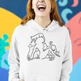 Funny Crazy Cat Lady Pinup Model Girl For Best Mom Dad Ever Gift For Womens Women Hoodie Gifts for Her