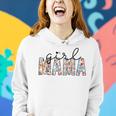 Girl Mama Mom Girls Floral Mothers Funny Vintage Women Hoodie Gifts for Her