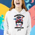 Half Dominican American Dominicana Republic Flag Girl Women Hoodie Gifts for Her