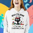 Hello Seventh Grade Funny 7Th Grade Back To School Women Hoodie Gifts for Her