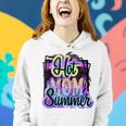 Hot Mom Love Summer Funny Beach Family Vacation Matching Women Hoodie Gifts for Her