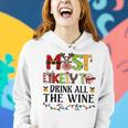 Most Likely To Drink All The Wine Christmas Family Matching Women Hoodie Gifts for Her