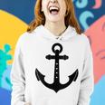 Nautical Anchor Cute Design For Sailors Boaters & Yachting_4 Women Hoodie Gifts for Her