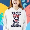 Proud Wife Of A Us Coast Guard Funny Gifts For Wife Women Hoodie Gifts for Her