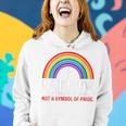 Rainbow A Promise Of God Not A Symbol Of Pride Gift For Womens Pride Month Funny Designs Funny Gifts Women Hoodie Gifts for Her