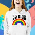 Rainbow Be Kind Movement Gay Pride Month 2023 Lgbtq Women Hoodie Gifts for Her