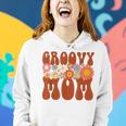 Retro Groovy Mom Matching Family Party Mother's Day Women Hoodie Gifts for Her