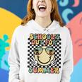 Schools Out For Summer Cute Smile Face Last-Day Of School Women Hoodie Gifts for Her