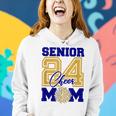 Senior Cheer Mom 2024 Cheerleader Parent Class Of 2024 Women Hoodie Gifts for Her