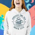 Spilling The Tea Since 1773 Fun 4Th Of July History Teacher Gifts For Teacher Funny Gifts Women Hoodie Gifts for Her