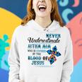 Never Underestimate Autism Mom Who Is Covered Jesus Lovers Women Hoodie Gifts for Her