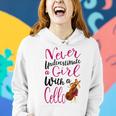 Never Underestimate A Girl With A Cello Cool Quote Women Hoodie Gifts for Her