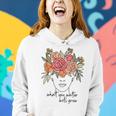 What You Water Will Grow Floral Brain Mental Health Matters Women Hoodie Gifts for Her