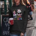 Awesome Since 2014 9Th Birthday 9 Year Old Panda Unicorn Women Hoodie Unique Gifts