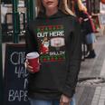 Out Here Ballin' Santa Basketball Ugly Christmas Sweaters Women Hoodie Unique Gifts