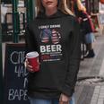 Beer Funny 4Th Of July Beer Lovers American Distressed Flag58 Women Hoodie Unique Gifts