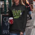 He Is My Boo Halloween Costume Zombie Matching Couple Women Hoodie Unique Gifts
