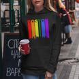 Boston Massachusetts Lgbtq Gay Pride Rainbow Skyline Women Hoodie Unique Gifts