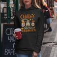 Chillin With My Dialysis Gnomies Nurse Gnome Thanksgiving Women Hoodie Personalized Gifts
