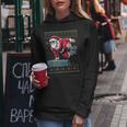 Christmas Santa Parkour Ugly Christmas Sweater Women Hoodie Unique Gifts